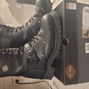 Harley-Davidson Men's Black Leather Boots